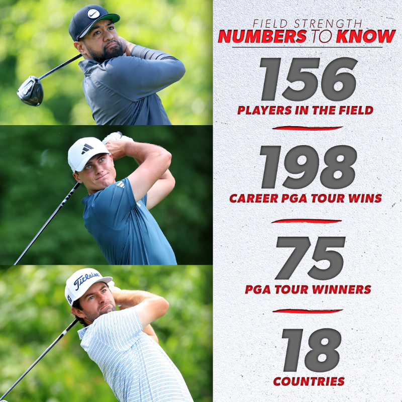 PGATOUR's tweet photo. Taking on TPC Twin Cities @3MOpen 😤