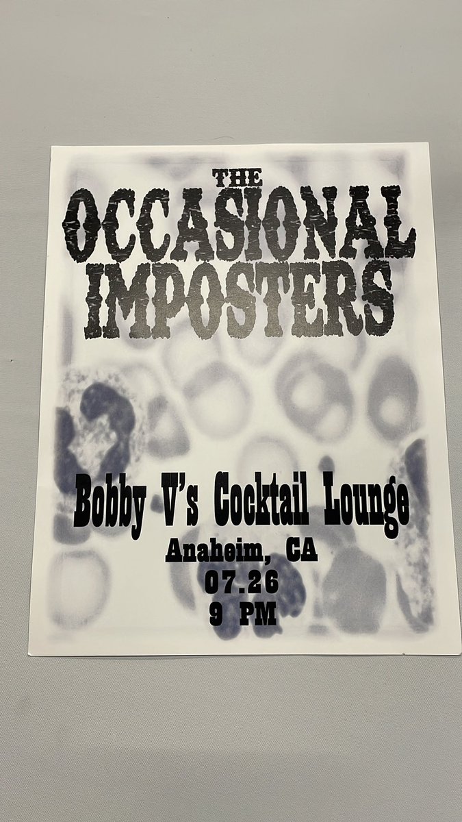 Attention all <a href="/myADLM/">Association for Diagnostics & Laboratory Medicine</a> and #2023AACC attendees. The Occasional Imposters are in town and playing tomorrow at Bobby V’s. Don’t miss it