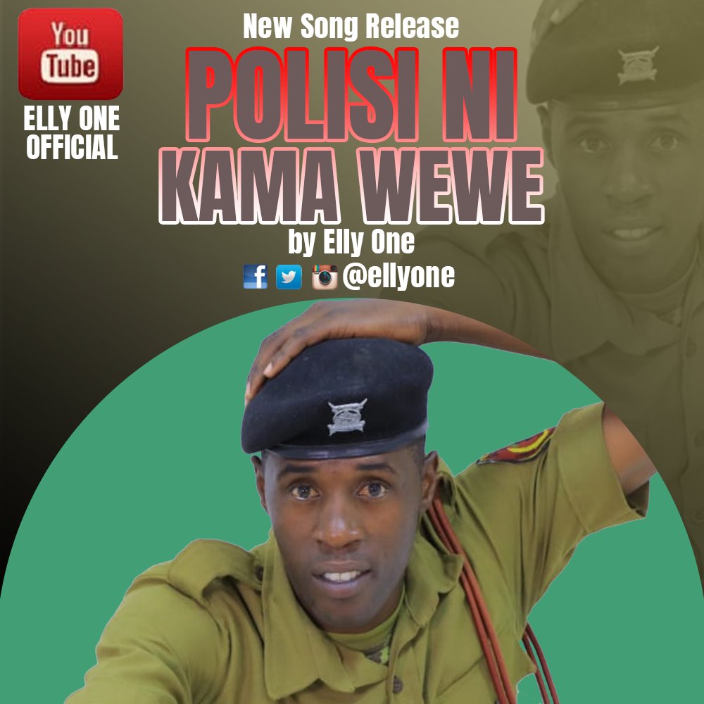 EllyOne9's tweet photo. The song is out on YouTube #EllyOneOfficicial. #polisinikamawewe https://t.co/JzLJebHZCC