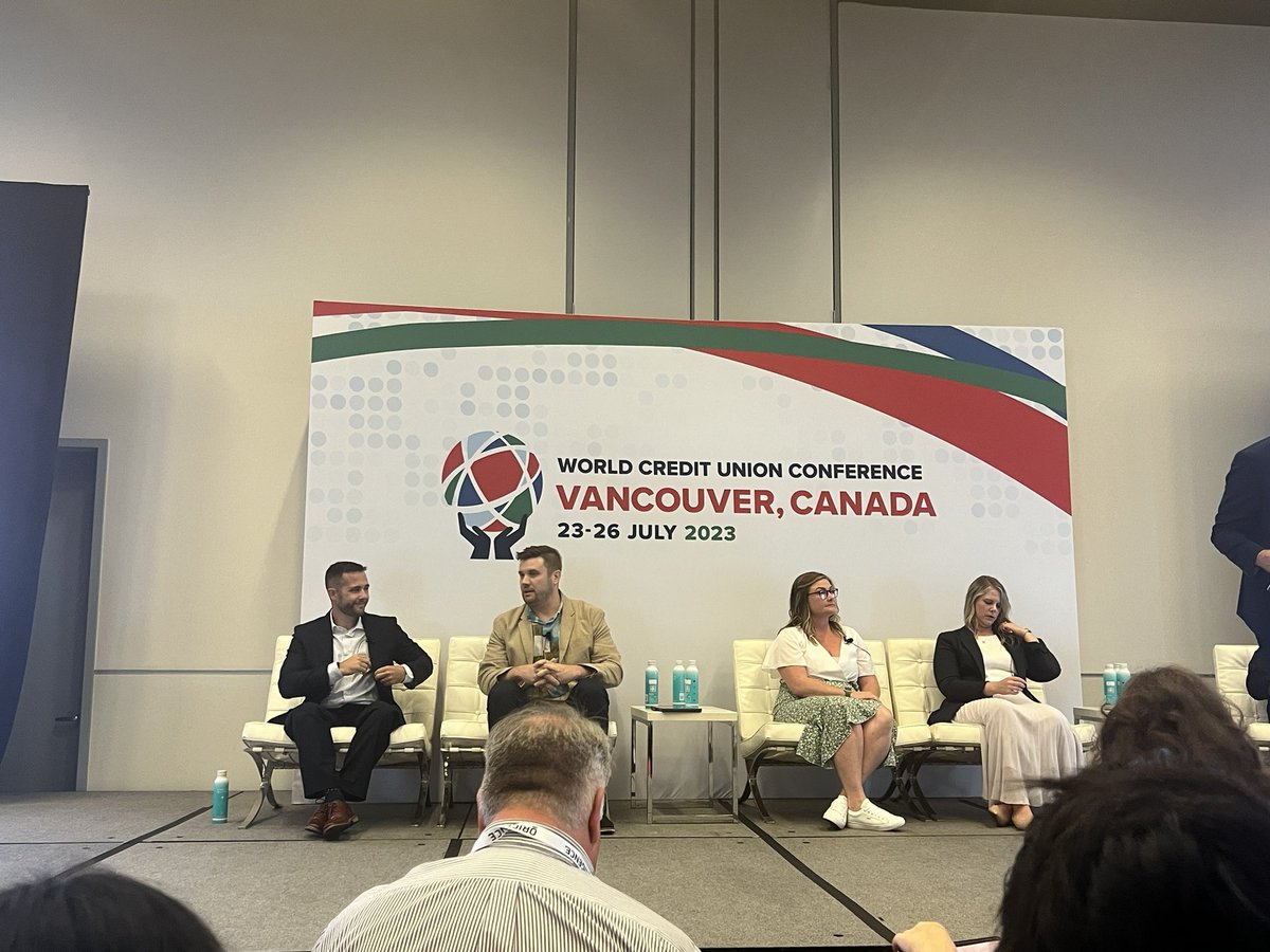 Young Leaders presentations starting now! Go Brandon! #2023wcuc <a href="/AtlCreditUnions/">Credit Unions</a>