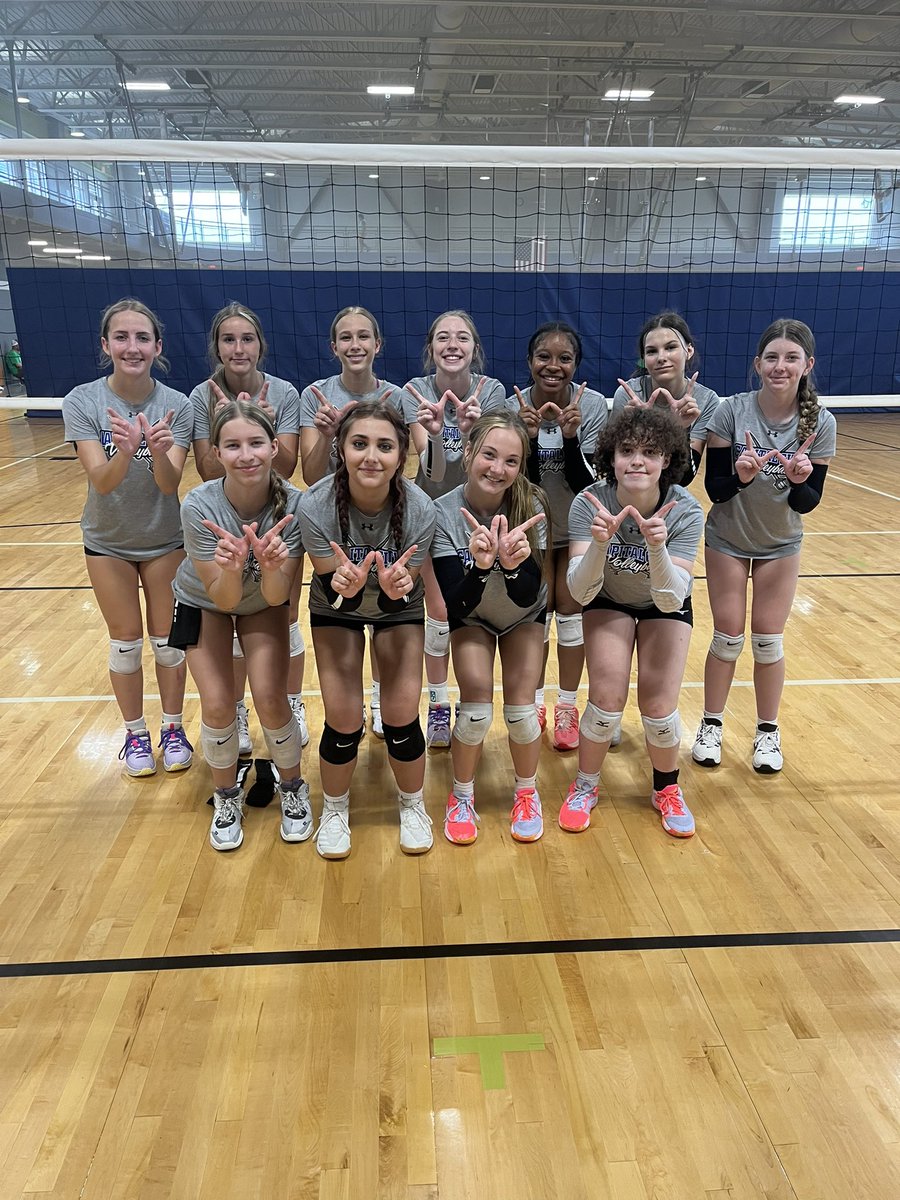 CapCityCavsVB's tweet photo. Lots of great competition at this weeks Licking Tournament! Our Varsity &amp; Freshmen had super close loses in tournament play with very quality Blair Oaks and RockBridge teams. the biggest shout out goes to our JV for winning first place! We can’t wait for this season! #persevere https://t.co/RhXufWkDyq