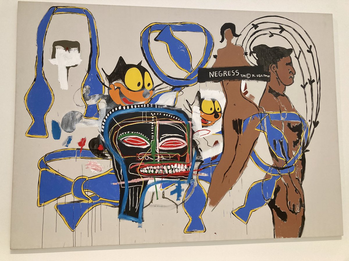 MrDanOlm's tweet photo. BASQUIAT × WARHOL
#basquiat #warhol #jeanmichelbasquiat #andywarhol #art #popart #culture #popculture #aquatremains #fourhanded #fourhands #collaboration #artist #exhibition #painting #80s #fondationlouisvuitton #paris #idols #icons https://t.co/U9iRHJ6Hpj