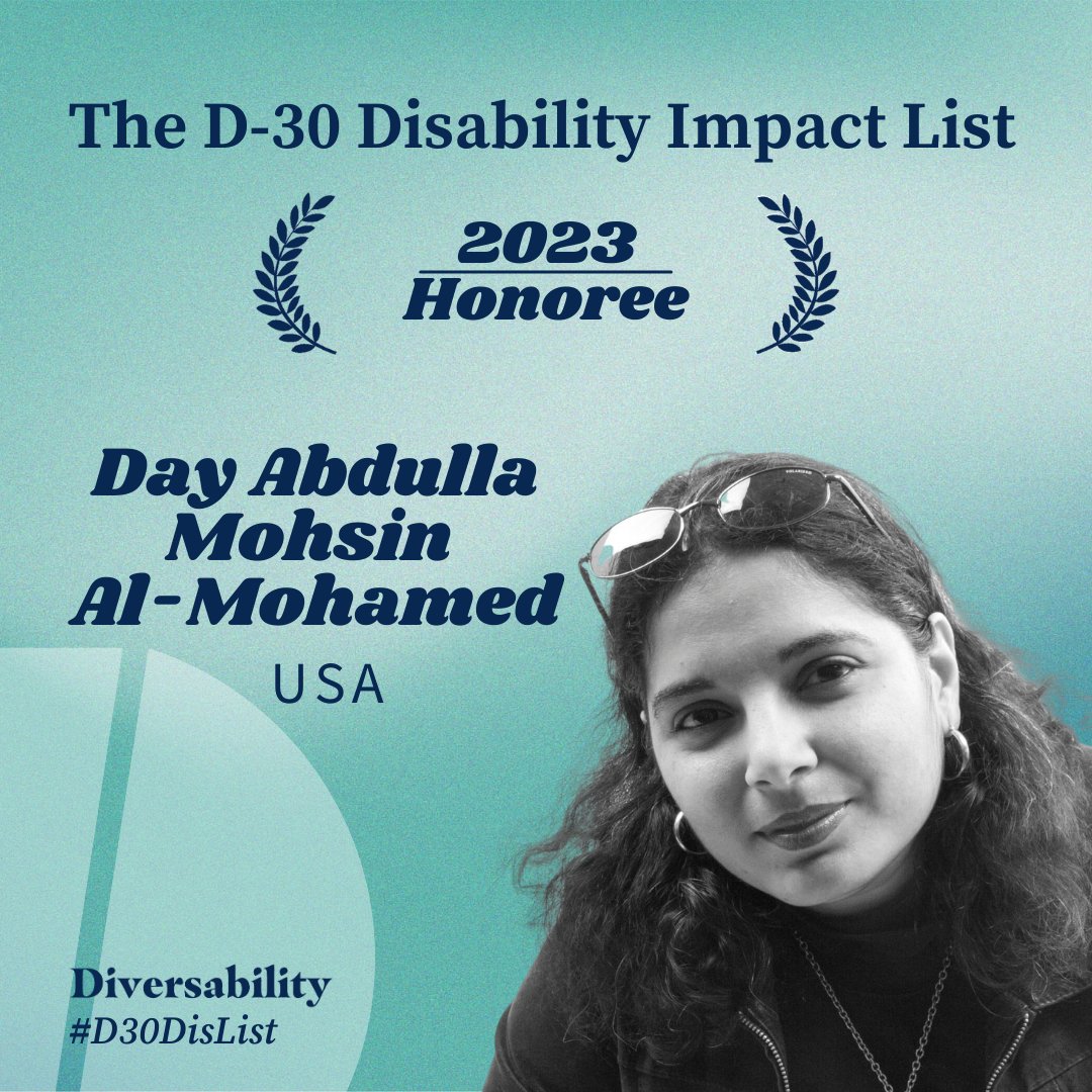 Today is definitely shaping up to be a very full day. Super excited to be selected for #Diversability's #Disability Impact List! Also, they got my WHOLE  NAME on there. You can learn more at: mydiversability.com/2023-d30-honor… #D30DisList #DisabilityCulture #BlindDirector