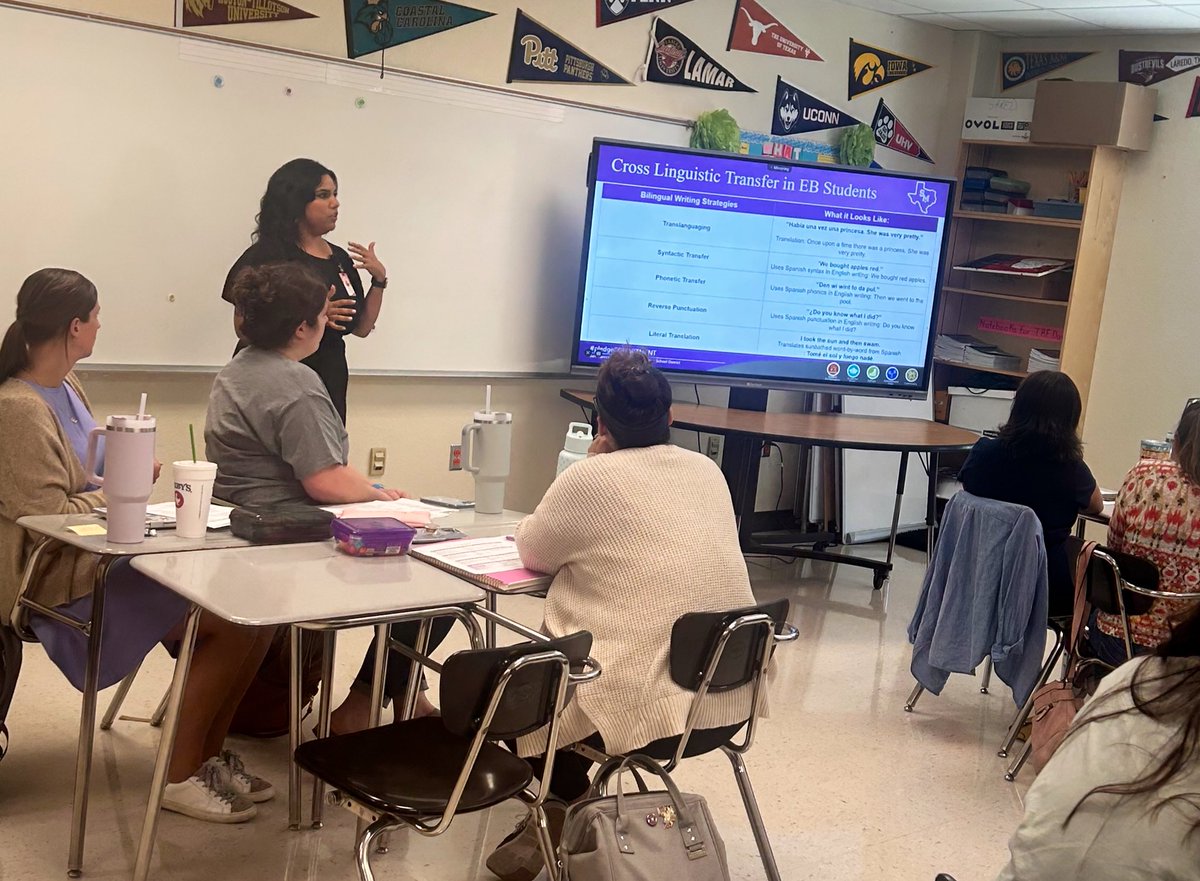 ErikaVMIbarra's tweet photo. Great day of learning at @SanMarcosCISD  Summer Learning Conference. Loved hearing how our teachers view writing instruction in their classrooms. 💜 https://t.co/Y5c25Ic30u