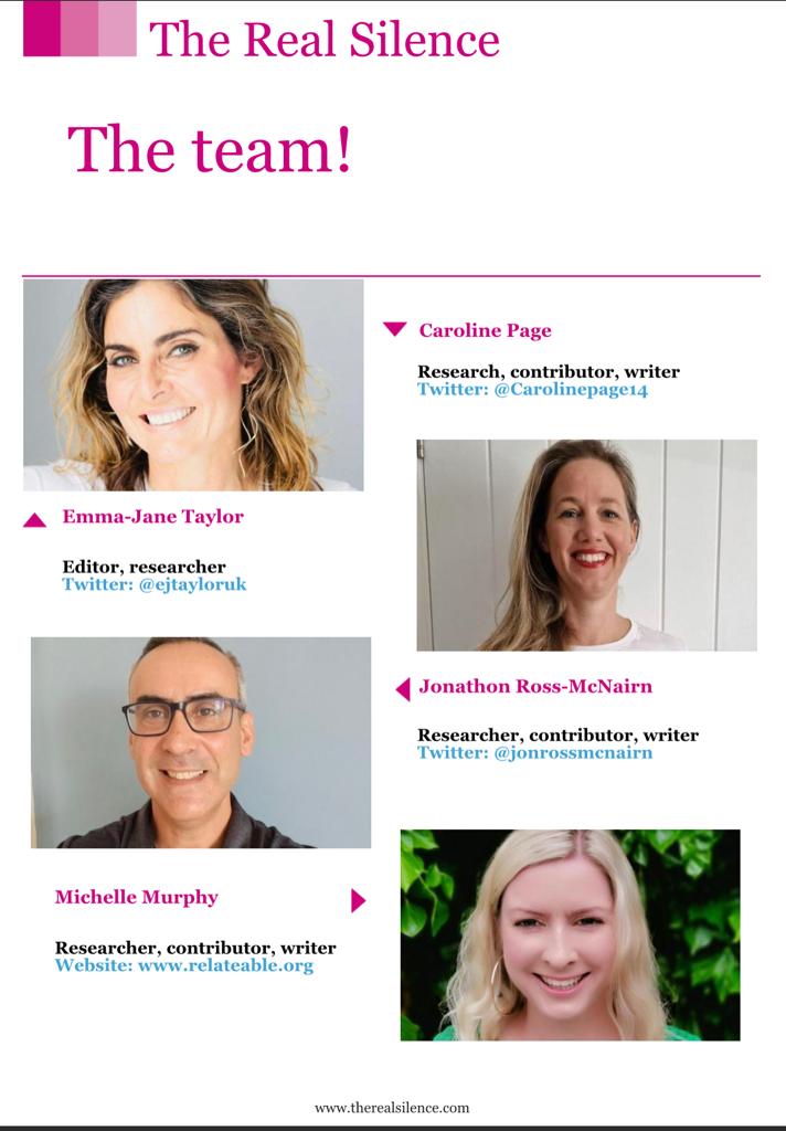 Woud you like to join our team? 
therealsilence.com
@CarolinePage14 @jonrossmcnairn <a href="/ejtayloruk/">Emma-Jane Taylor (E-J) 🇬🇧</a>