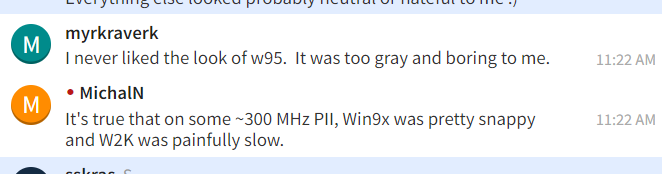 sskras's tweet image. Some folks were/are unhappy about the design being too. Today's IRC chat from #watcom: