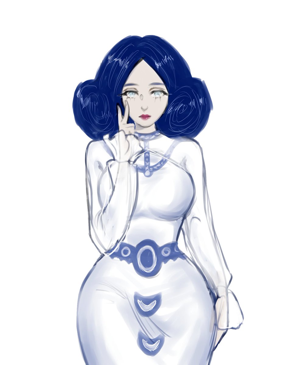 Hot_Icequeen's tweet photo. Do you know why the Queen's lips are so bright scarlet? Because she loves to bite the cherry! Eats for a whole year 🤔✨

❄ #hoticequeen ❄
#vtuber #ruvtuber #art #anime https://t.co/GaGKDupipU
