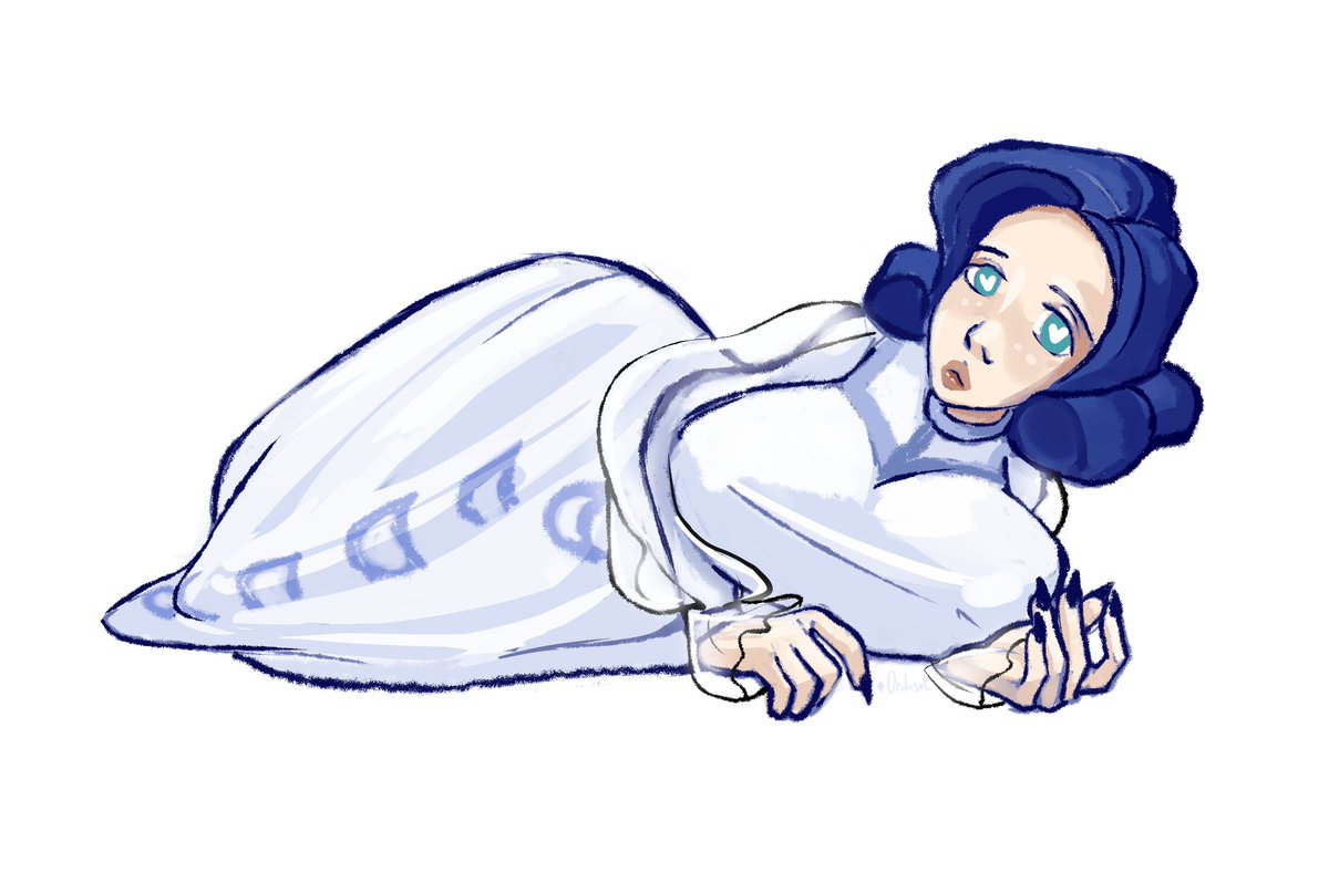 Hot_Icequeen's tweet photo. Queen is lying around and deigns to rest, as it should be like all Great Tsars and Queens! Stop distracting her👿

❄ #hoticequeen ❄
#vtuber #ruvtuber #art #anime https://t.co/hMBLYjalDX