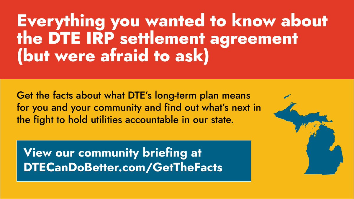 Wondering what <a href="/DTE_Energy/">DTE_Energy</a>’s so-called "CleanVision" is all about? Check out our community briefing from earlier today, featuring experts who break down the details + what still needs to be done to hold utilities accountable in our state: DTECanDoBetter.com/GetTheFacts