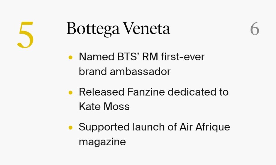 RM has officially been named Bottega Veneta's newest ambassador 🔹RM become  the first and only celebrity brand ambassador for the luxury…