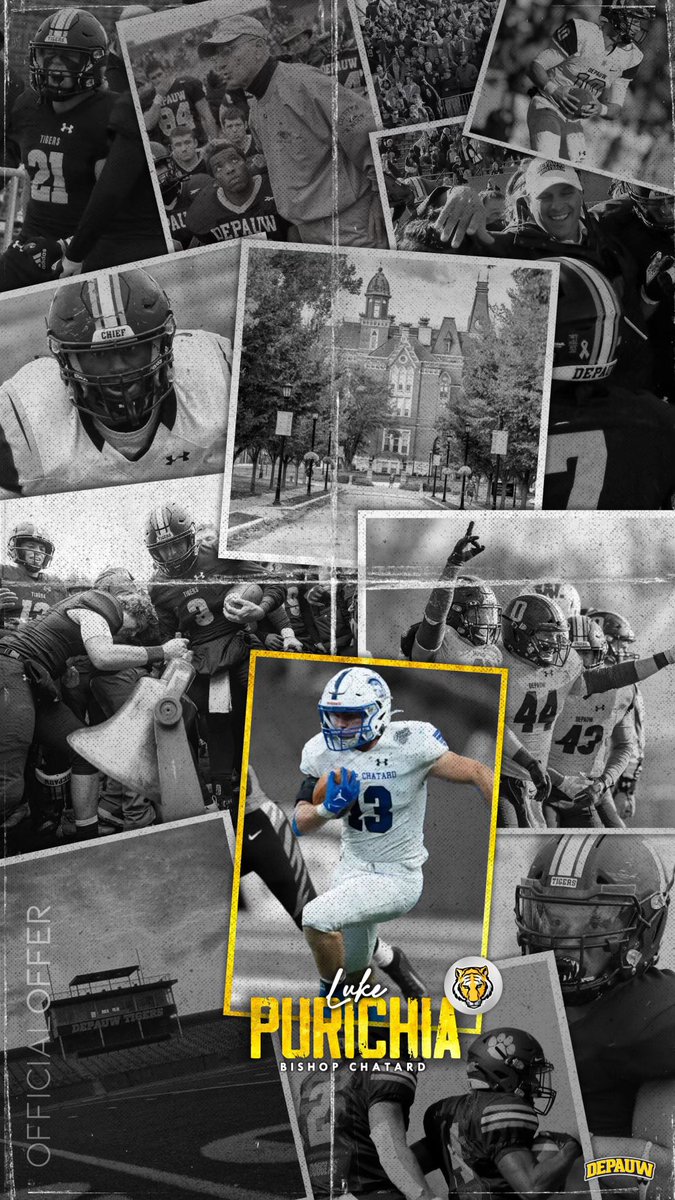 After a great conversation with <a href="/qbdietz/">Brett Dietz</a> I am blessed to receive a roster spot at Depauw University!🐯