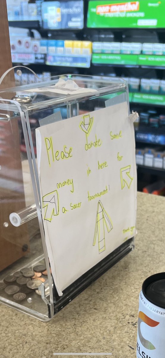 Saw this at a 7-Eleven. Seems legit and not at all like a scam.
