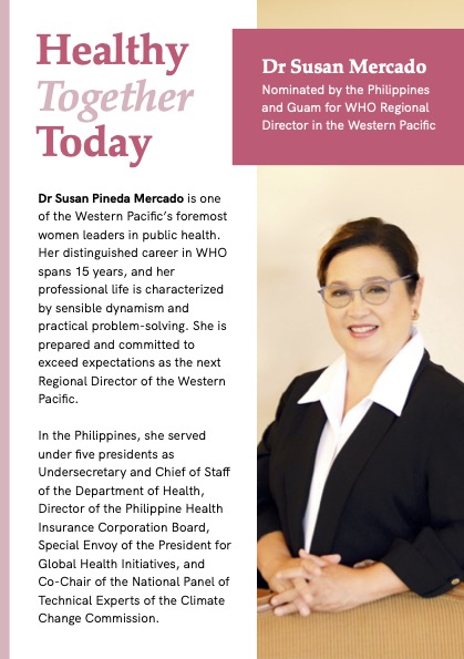 drsusanmercado's tweet photo. Achieving UHC and PHC requires a sharp focus on practical outcomes that reasonably address leading diseases, risk factors, disability and health determinants.  We cannot do everything, but we can work together and we can start today. #HealthyTogetherToday https://t.co/wabTGtsllK