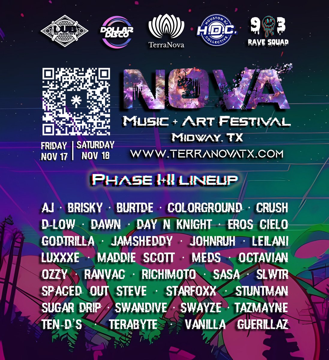terranova_tx's tweet photo. Massive Texas Collaborative EDM Event #novafest2023 Phase 3 Lineup Drops FRIDAY 7/28 👀👀👀 https://t.co/479IOzYq9Q