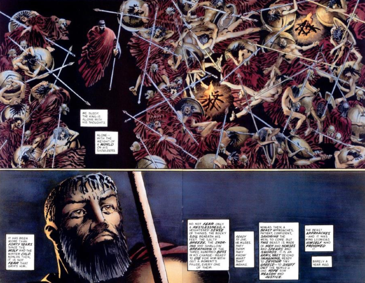 FilmsQuirky's tweet photo. July 26: Graphic Novel Film Adaption
#SuperSceneChallenge #FilmTwitter 📽️🎬
@Multiplat_Mike
#3OO (2006)
King Leonidas of Sparta and a force of 300 men fight the Persians at Thermopylae in 480 B.C.  #GerardButler 
Novel: Frank Miller (Author, Artist), Lynn Varley (Artist)
[3/3] https://t.co/rGRnBoKYzJ