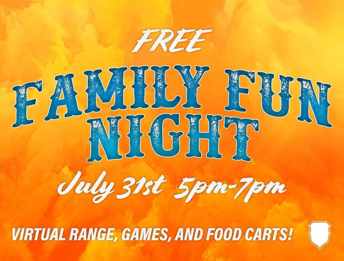 NEXT MONDAY: Beat the Heat and bring the whole family to the Scottsdale Gun Club next Monday (7/31) from 5pm – 7pm for Free Family Fun Night!

This fun and one-of-a-kind event will include a wide variety of activities and games, and food carts available!
