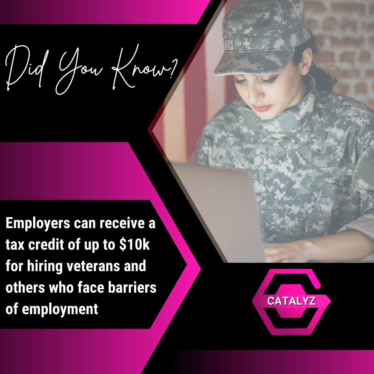 theciagent's tweet photo. Let's express our gratitude &amp; take meaningful action. Let's make it a point to #HireAVeteran &amp; empower those who have protected our liberties to embark on a successful civilian journey

#HireAVeteran #SupportOurHeroes #VeteranEmpowerment #ThankYouVeterans #VeteranOwnedBusinesses https://t.co/qsJbBsheHd
