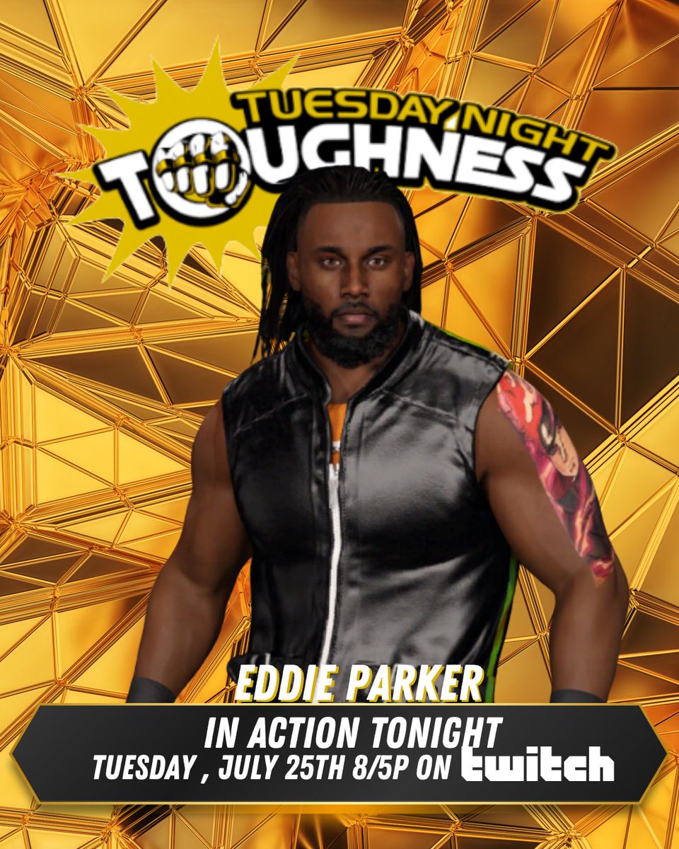 GWE United States Champion WILL BE IN ACTION TONIGHT. 
Twitch.tv/stepkicksgame 

#unitedstateschampion #wwechampion #cawmakers #wwe2k23 #GILDEDWRESTLING #WrestlingTwitter