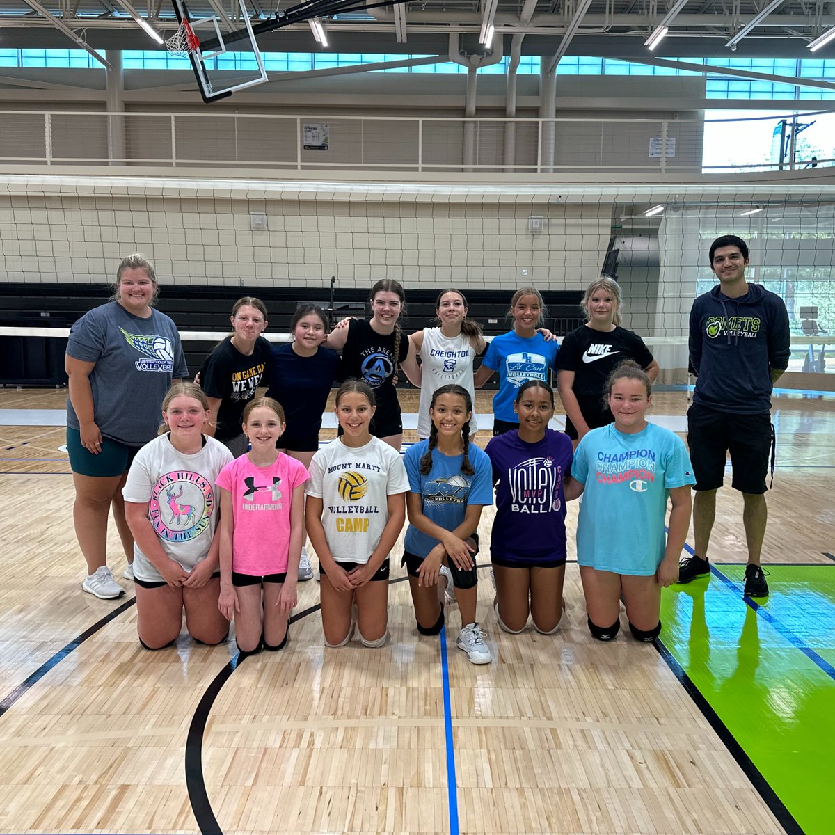 WIT_Comets's tweet photo. 📷📷 What an incredible day at the Middle School Volleyball Camp! 📷 The students put in their best efforts, focusing on serves, communication skills, ball control, and perfecting their techniques. 📷📷 It was an amazing experience, and they all had a blast! 📷📷 https://t.co/Ivk9Ywq8rY