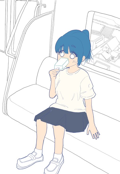 「bangs train interior」 illustration images(Latest)