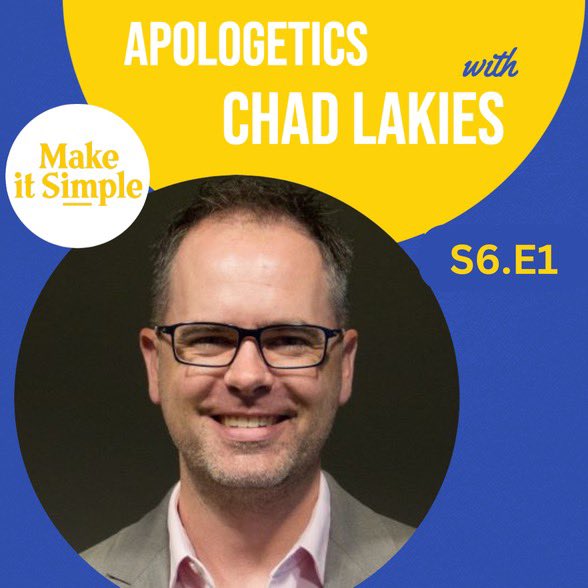 PopovitsMatt's tweet photo. Make It Simple is BACK with brand new episodes.

Our summer season kicks off with Chad Lakies and a breakdown of apologetics with Rev. Dr. Chad Lakies. Tune in!

https://t.co/spPtE0cw2n https://t.co/XCp8FR33tb