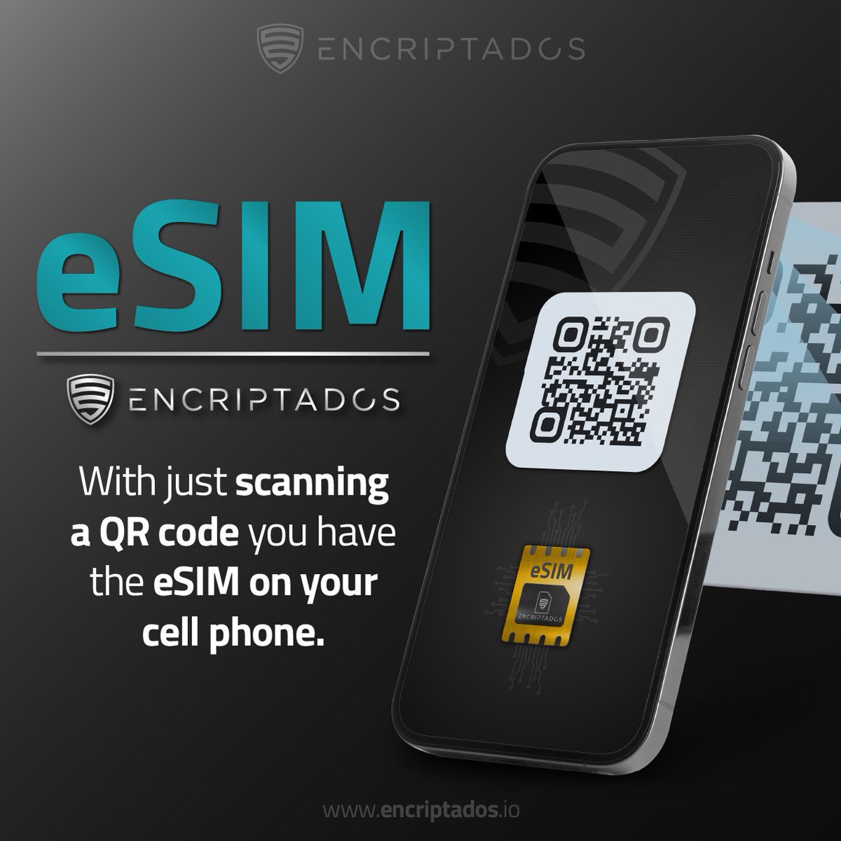 If you have a cell phone that supports eSIMs, just by scanning a QR code you can have it on your cell phone📲

It is activated immediately. No shipping required. ✅
Learn more about it at 
encriptados.io/en/pages/encry…

#Encriptados #SimCard #InternationalSim #Cybersecurity #Hacking