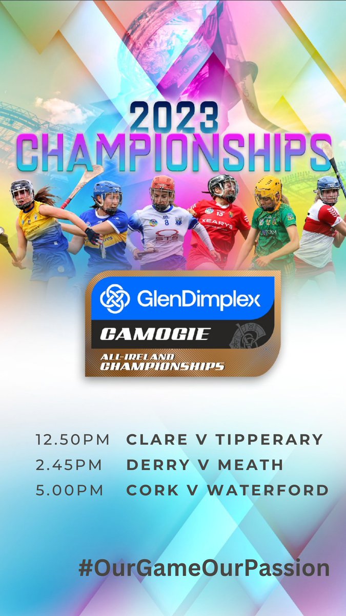 The Camogie Association (@officialcamogie) on Twitter photo Tickets for Glen Dimplex All-Ireland Championship Finals!!
๐๐๐๐
#OurGameOurPassion
<a href="/Dimplex_Ireland/">Dimplex Ireland</a>
ticketmaster.ie/glen-dimplex-cโฆ Tickets for Glen Dimplex All-Ireland Championship Finals!!
๐๐๐๐
#OurGameOurPassion
<a href="/Dimplex_Ireland/">Dimplex Ireland</a>
ticketmaster.ie/glen-dimplex-cโฆ