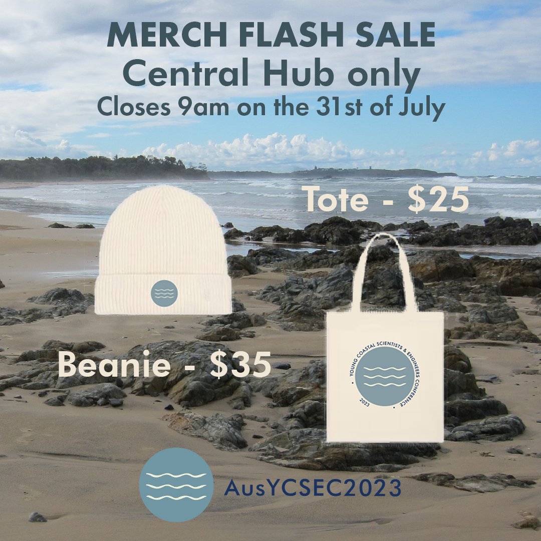 We are pleased to share our special Central Hub announcement! Our #AusYCSEC Merch Flash Sale

find at our website ausycsec.com.au
&gt;Events 2023 &gt; Merchandise

Get in fast as these are only available until 9am Monday 31st July 2023 (Central Hub Sydney ONLY- no extensions)