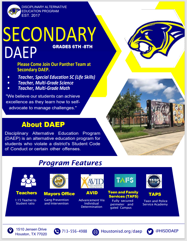 Secondary DAEP tweet media