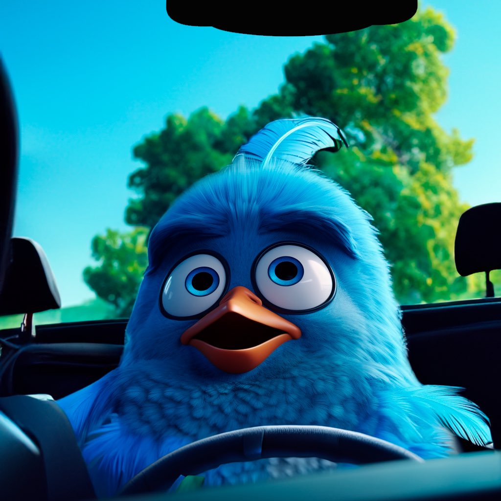 En un mundo paralelo, ahora el pajarito de twitter es socio conductor DiDi. 🚙🧡