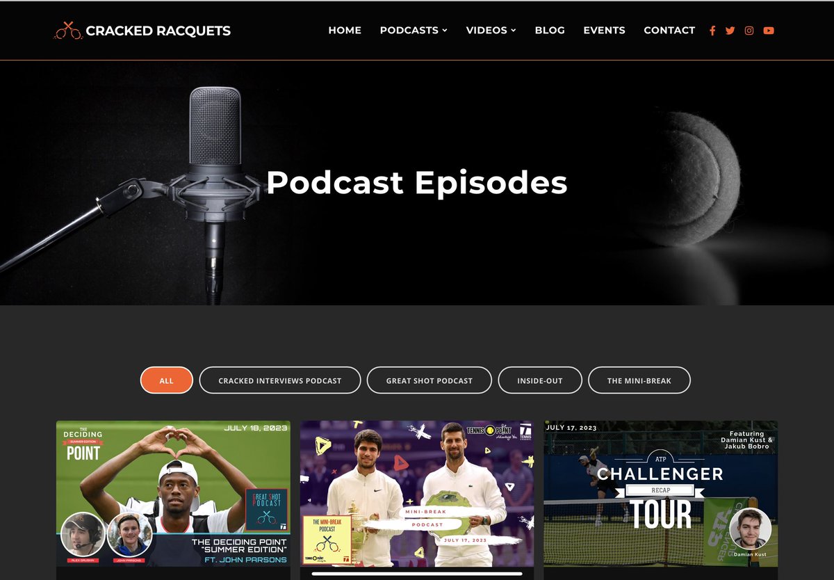 OKTF Pro Series (@oktfpts) on Twitter photo Catch <a href="/btowler/">Bill Towler</a> on an upcoming <a href="/CrackedRacquets/">Cracked Racquets ®</a> podcast episode. <a href="/AlGruskin/">Alex Gruskin</a> interviews Bill and gets right to the ❤️of why the @oktfopen is different, and how it will benefit 🎾 players in #OK. Check back often for tourney and date of Bill’s podcast‼️🥁 Catch <a href="/btowler/">Bill Towler</a> on an upcoming <a href="/CrackedRacquets/">Cracked Racquets ®</a> podcast episode. <a href="/AlGruskin/">Alex Gruskin</a> interviews Bill and gets right to the ❤️of why the @oktfopen is different, and how it will benefit 🎾 players in #OK. Check back often for tourney and date of Bill’s podcast‼️🥁