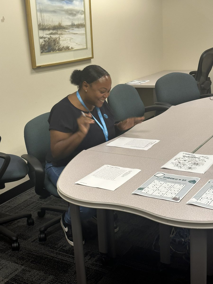 Alpharetta detoxing from technology. Listening to jazz, doing crossword puzzles and just relaxing. #selfcareweek #lifeatatt <a href="/sg939y/">Sharee’ de la Greaux</a> <a href="/SClasberry/">Shemika Clasberry</a> <a href="/thedoscarver/">Scott Carver</a> <a href="/LifeAtATT/">Life at AT&T</a> <a href="/VirtualSalesExp/">Virtual Sales Experience</a> <a href="/WeRtheNAC/">National Acquisition Centers</a> <a href="/OSA_Teams/">OSA</a>