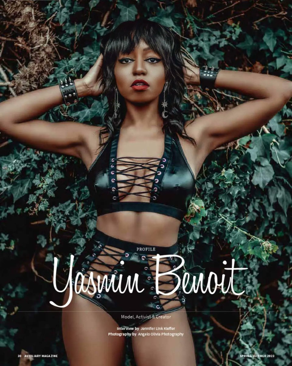 Just me in lingerie again for the latest issue of Auxiliary Magazine - where I spoke about asexual activism, heavy metal and alternative fashion - because I don't learn and I don't care. 🖤

#ThisIsWhatAsexualLooksLike