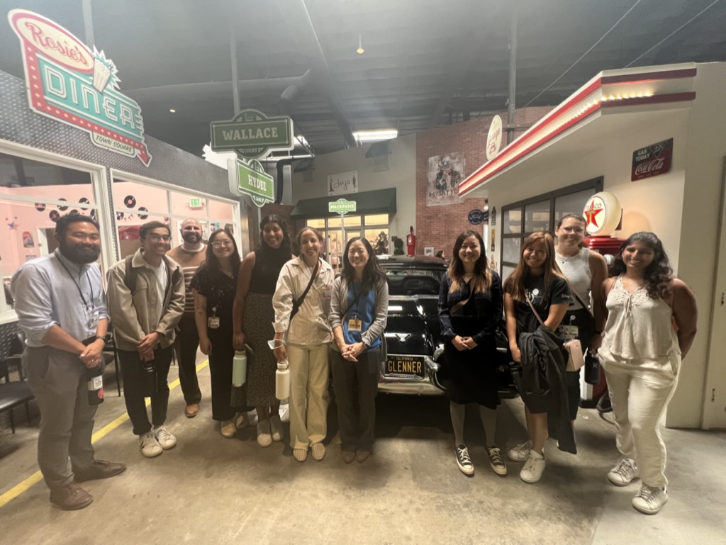 UCSDHealthAging's tweet photo. We got a tour of @GlennerCenters Town Square in Chula Vista from the wonderful CEO himself, Scott Tarde. It was so amazing to see what they have created, our MSTAR students loved it! @benhhan @EllenleeMd #Geriatrics #MSTAR2023 #GeriPsych https://t.co/e9zRDHxC3W