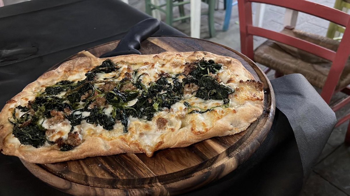 First trip to Rome. Landed late after a sketchy landing &amp; rushed to my hotel to check in then went to the first spot nearby that was still serving at 11 &amp; found this spot that had a crowd waitress was amazing said of course I can eat but have to order quickly before midnight …