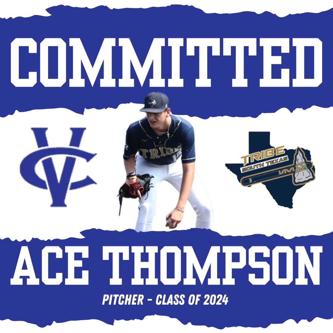 Ace Thompson (@aceth0mpson) on Twitter photo Blessed to announce I will be continuing my academic and athletic career at <a href="/Vernon_Baseball/">Vernon College Baseball</a>! Thank you to all the coaches and family who have helped me along the way. <a href="/TribeBaseball/">South Texas Tribe</a> <a href="/saWCbaseball/">Churchill Baseball - Coach Alfieri</a> Blessed to announce I will be continuing my academic and athletic career at <a href="/Vernon_Baseball/">Vernon College Baseball</a>! Thank you to all the coaches and family who have helped me along the way. <a href="/TribeBaseball/">South Texas Tribe</a> <a href="/saWCbaseball/">Churchill Baseball - Coach Alfieri</a>
