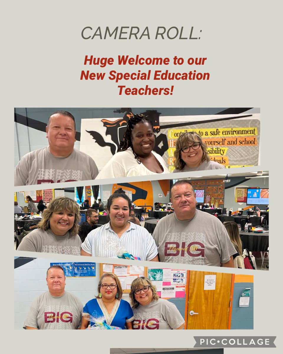 EISDSpecial's tweet photo. Welcome Vonetta Burton, Megan Montez and Antionette Flores, to our Edgewood Family! @DT_EISDSpecEd @ms_desireec @JoeAMontalvo https://t.co/BF9jxdEjHi
