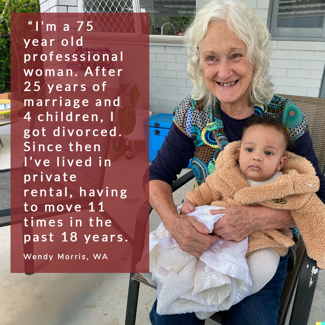 HAAGHomeAtLast's tweet photo. Wendy is getting ready to make the journey from Perth to Canberra to bring her story of homelessness to the Federal Parliament and demand stronger action, for older people as well as for future generations. Stay tuned for more during #HomelessnessWeek https://t.co/7gcSTXDq3z