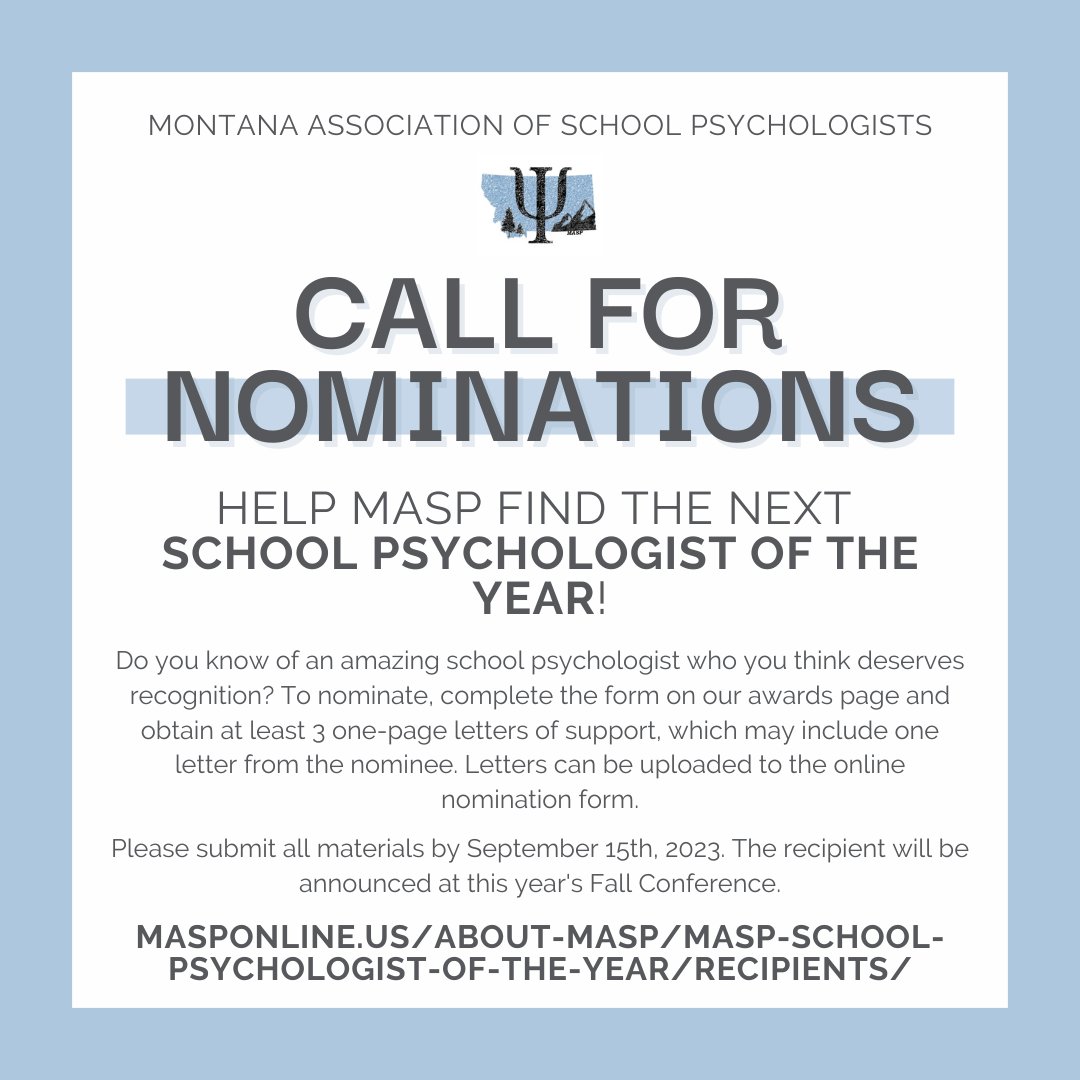 Montana Association of School Psychologists tweet media