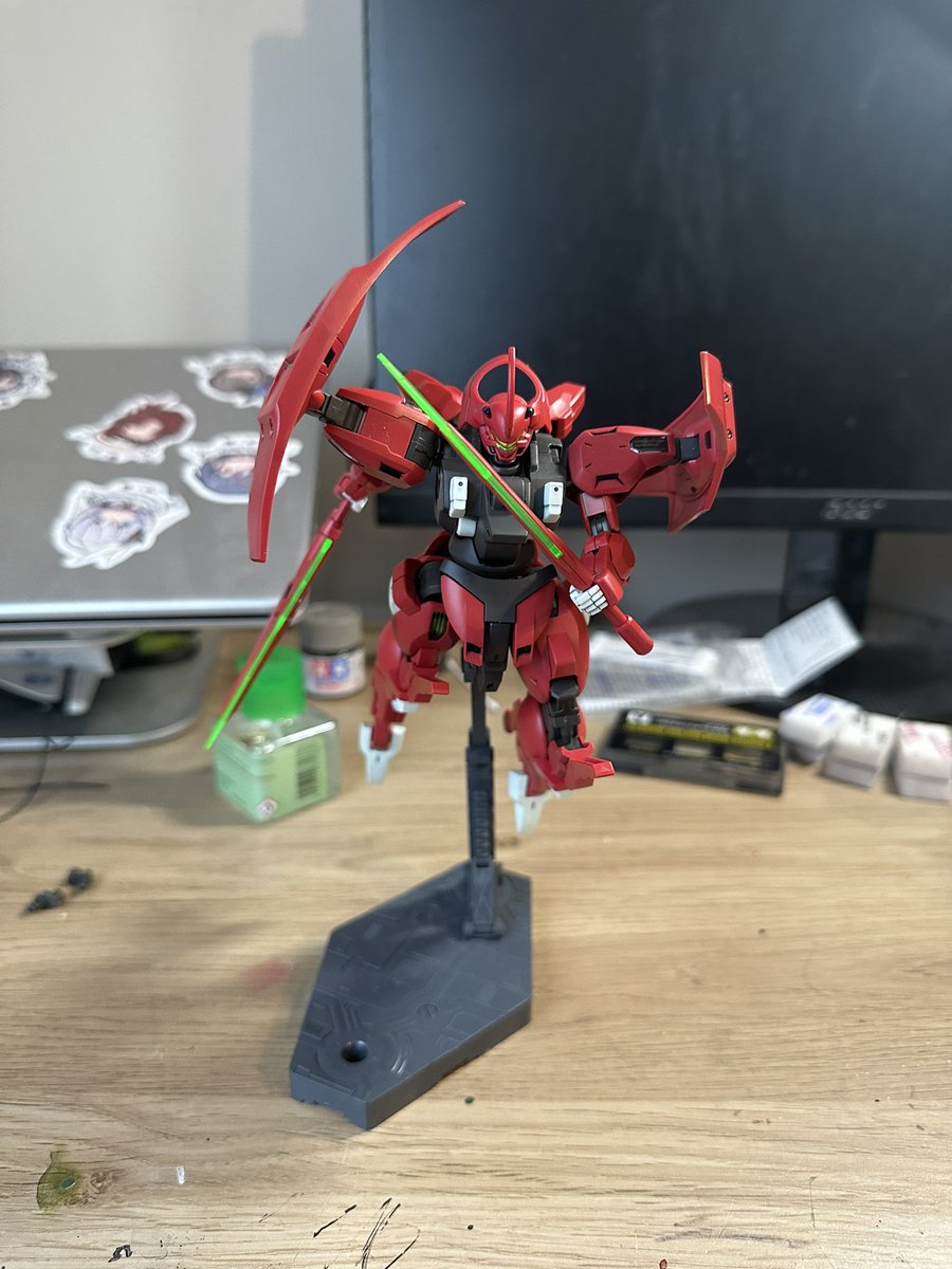 JT2Smith2009's tweet photo. I just finished the hg Darilbalde from Gundam Witch from Mercury. The build was fun and I really enjoyed it. #gundam #G_Witch #GUNDAM https://t.co/CNMKillbwE