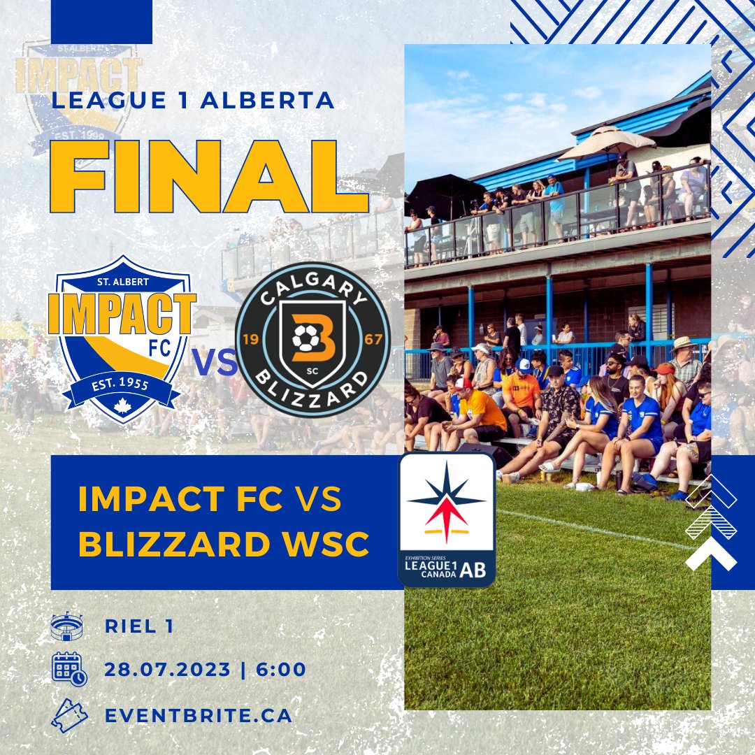 ImpactFCLeague1's tweet photo. Our Women's team is ready to make history!

This is your chance to be a part of history as Impact FC and Blizzard WSC go head-to-head in an adrenaline-pumping showdown. Grab your tickets now and experience the excitement of live football at its finest.

https://t.co/2KJp0vQpjw https://t.co/j789A92EXd