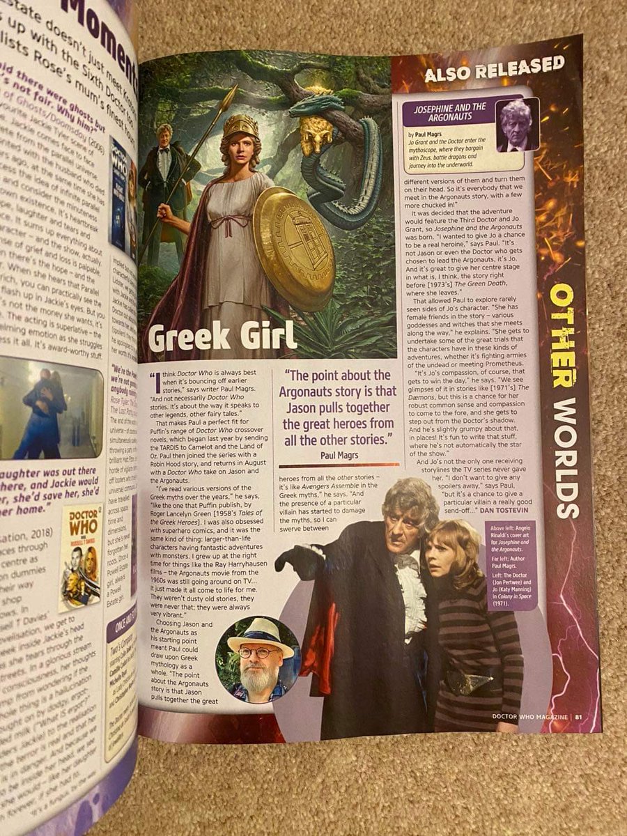 There’s a nice piece about my new book in Doctor Who Magazine!