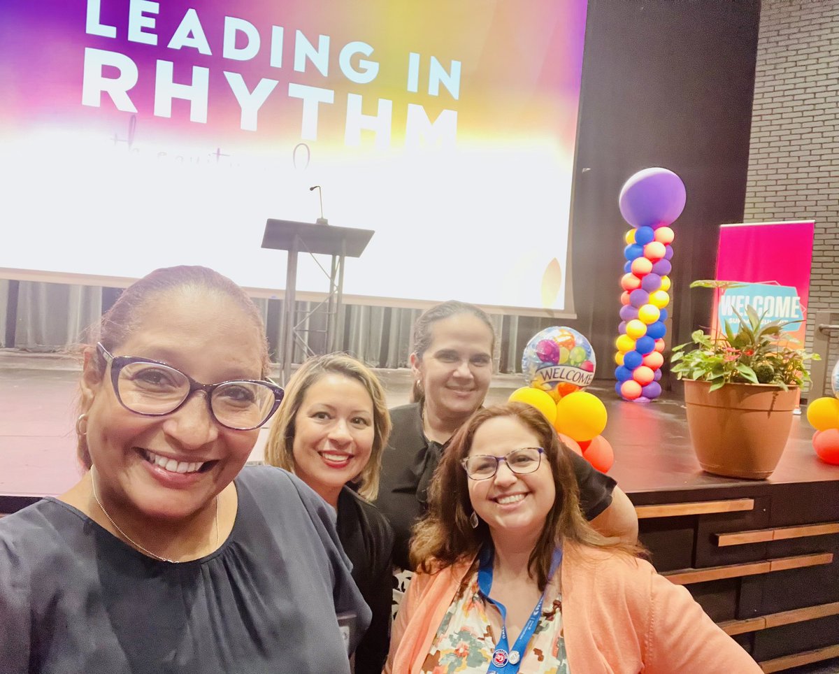 PrekIsd's tweet photo. Early Learning is “Leading in Rhythm” and preparing for B2S PD for our
teachers! Thank you @DrElenaSHill for sharing our gains while focussing on leading with excellence and Equity! Congratulations to our new ED @MurilloDebbie1 we are honored to be on your team! @StellaKastl 📚 https://t.co/zMw7aExd2c