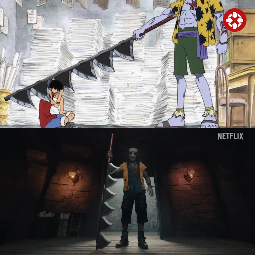 One Piece Anime VS Netflix Live Action Side by side Comparison 