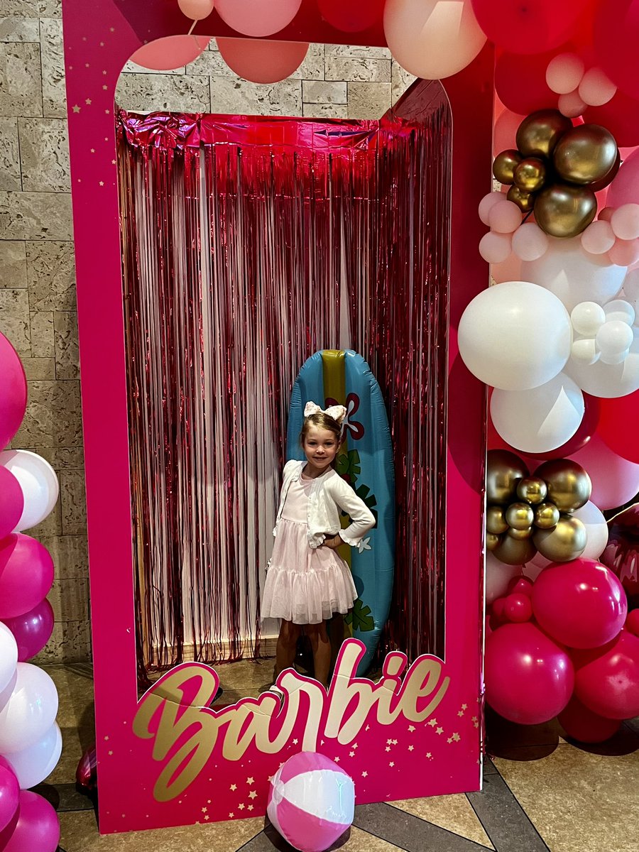 roth_beach's tweet photo. Dressed in pink and had a fabulous time watching @barbiethemovie https://t.co/GThFdt9o3Y