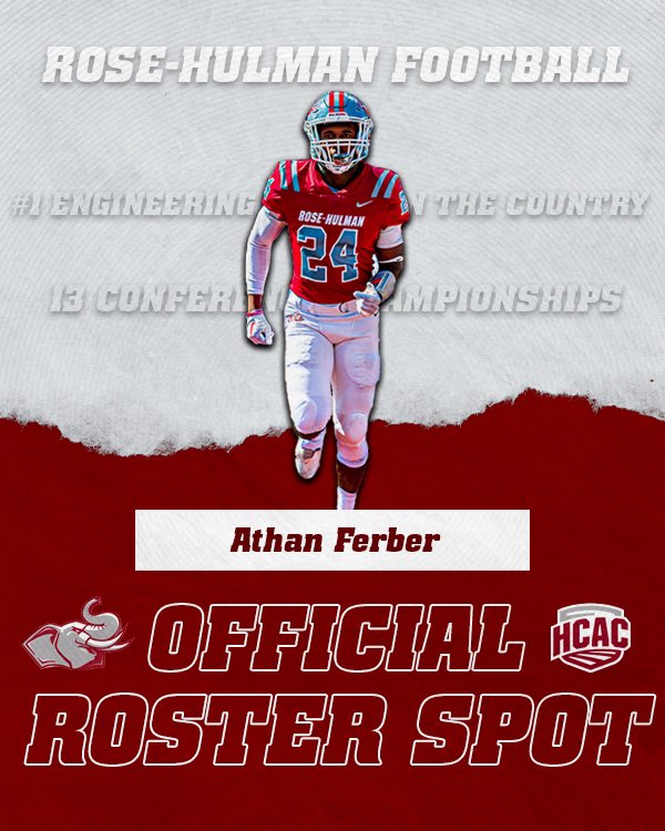 Athan Ferber (@athanferber) on Twitter photo After a fantastic camp and campus visit at Rose-Hulman, I’m super excited to receive an offer from <a href="/CoachMas_35/">Jalen Masden</a> to play for <a href="/RoseHulmanFB/">Rose-Hulman Football</a> !! #WeWork
<a href="/coachfreemancv/">CV Football</a> <a href="/BryceDuffy_/">Bryce Duffy</a>
<a href="/gridironarizona/">Gridiron Arizona</a> <a href="/JUSTCHILLY/">Just Chilly</a> After a fantastic camp and campus visit at Rose-Hulman, I’m super excited to receive an offer from <a href="/CoachMas_35/">Jalen Masden</a> to play for <a href="/RoseHulmanFB/">Rose-Hulman Football</a> !! #WeWork
<a href="/coachfreemancv/">CV Football</a> <a href="/BryceDuffy_/">Bryce Duffy</a>
<a href="/gridironarizona/">Gridiron Arizona</a> <a href="/JUSTCHILLY/">Just Chilly</a>