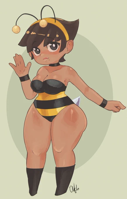 #oc Jenni V the Atomic Bee 