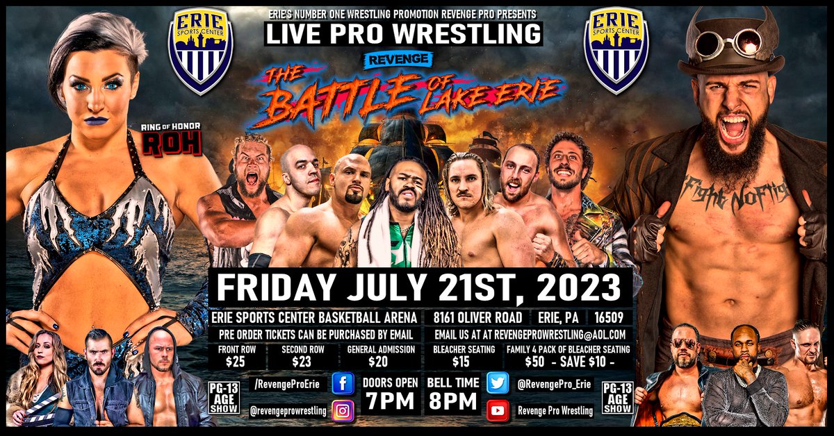 Revenge Pro 'The Battle For Lake Erie' Available Now on VOD! Lady Frost, Victor Benjamin and more! - mailchi.mp/82a65bf217ac/v… @RealLadyFrost @BigLeagueJMcC @AaronDraven @RealSavageGent @D_ManOfTomorrow @GanonJonesJr @TheKtArquette