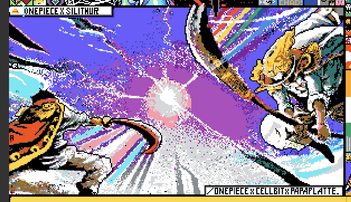 newworldartur's tweet photo. One Piece became the biggest non-country/streamer community in all of r/place! THANK YOU!! https://t.co/qkLOcOXs94
