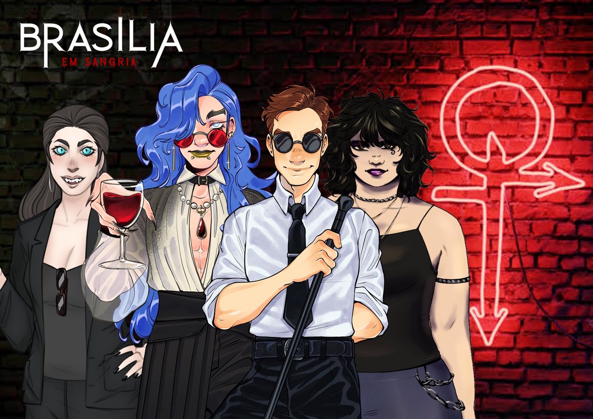 RPGaymers's tweet photo. 🌈 É DAQUI A POUCO!!

Hoje teremos mais um episódio de Vampiro a Máscara: Brasilia em Sangria! 🦇🌹

Vocês já viram vampiros brigando de dia??
Entao fica ligado que às 20h vai ver 👀

Somente na nossa Twitch! 💜 https://t.co/gFWMg2XBUs